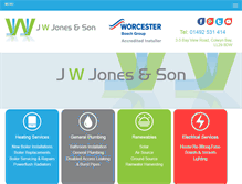 Tablet Screenshot of jwjones-son.co.uk